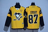 Pittsburgh Penguins #87 Sidney Crosby Yellow 2017 Stadium Series Stitched NHL Jersey,baseball caps,new era cap wholesale,wholesale hats