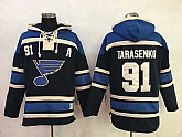 St. Louis Blues #91 Vladimir Tarasenko Black Stitched NHL Hoodie,baseball caps,new era cap wholesale,wholesale hats