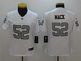 Women Limited Nike Oakland Raiders #52 Khalil Mack White Stitched NFL Rush Jersey,baseball caps,new era cap wholesale,wholesale hats