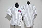 Youth Chicago Cubs Blank White New Cool Base Stitched Jersey,baseball caps,new era cap wholesale,wholesale hats