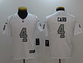 Youth Nike Limited Oakland Raiders #4 Derek Carr White Stitched NFL Rush Jersey,baseball caps,new era cap wholesale,wholesale hats