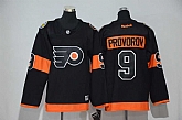 Youth Philadelphia Flyers #9 Provorov Black 2017 Stadium Series Stitched NHL Jersey,baseball caps,new era cap wholesale,wholesale hats