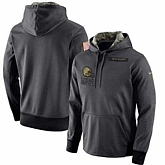 Customized Men & Women & Youth Nike Cleveland Browns Anthracite Salute to Service Stitched NFL Hoodie,baseball caps,new era cap wholesale,wholesale hats