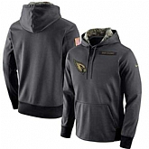 Glued Nike Arizona Cardinals Men's Anthracite Salute to Service Pullover Hoodie,baseball caps,new era cap wholesale,wholesale hats