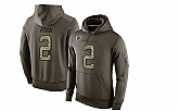 Glued Nike Atlanta Falcons #2 Matt Ryan Olive Green Salute To Service Men's Pullover Hoodie,baseball caps,new era cap wholesale,wholesale hats