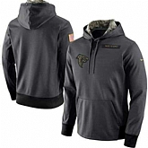 Glued Nike Atlanta Falcons Men's Anthracite Salute to Service Pullover Hoodie,baseball caps,new era cap wholesale,wholesale hats