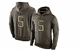 Glued Nike Baltimore Ravens #5 Joe Flacco Olive Green Salute To Service Men's Pullover Hoodie,baseball caps,new era cap wholesale,wholesale hats