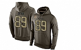 Glued Nike Chicago Bears #89 Mike Ditka Olive Green Salute To Service Men's Pullover Hoodie,baseball caps,new era cap wholesale,wholesale hats