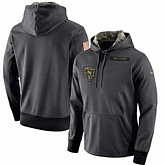 Glued Nike Chicago Bears Men's Anthracite Salute to Service Pullover Hoodie,baseball caps,new era cap wholesale,wholesale hats