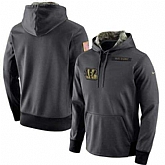 Glued Nike Cincinnati Bengals Men's Anthracite Salute to Service Pullover Hoodie,baseball caps,new era cap wholesale,wholesale hats