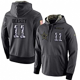 Glued Nike Dallas Cowboys #11 Cole Beasley Men's Anthracite Salute to Service Player Performance Hoodie,baseball caps,new era cap wholesale,wholesale hats