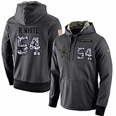 Glued Nike Dallas Cowboys #54 Randy White Men's Anthracite Salute to Service Player Performance Hoodie,baseball caps,new era cap wholesale,wholesale hats