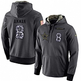 Glued Nike Dallas Cowboys #8 Troy Aikman Men's Anthracite Salute to Service Player Performance Hoodie,baseball caps,new era cap wholesale,wholesale hats