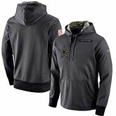 Glued Nike Dallas Cowboys Men's Anthracite Salute to Service Pullover Hoodie,baseball caps,new era cap wholesale,wholesale hats