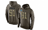 Glued Nike Detroit Lions #91 A'Shawn Robinson Olive Green Salute To Service Men's Pullover Hoodie,baseball caps,new era cap wholesale,wholesale hats