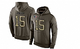 Glued Nike Houston Texans #15 Will Fuller Olive Green Salute To Service Men's Pullover Hoodie,baseball caps,new era cap wholesale,wholesale hats
