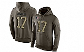 Glued Nike Houston Texans #17 Brock Osweiler Olive Green Salute To Service Men's Pullover Hoodie,baseball caps,new era cap wholesale,wholesale hats