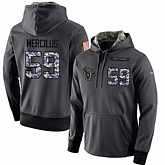 Glued Nike Houston Texans #59 Whitney Mercilus Men's Anthracite Salute to Service Player Performance Hoodie,baseball caps,new era cap wholesale,wholesale hats