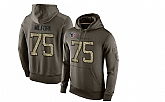 Glued Nike Houston Texans #75 Vince Wilfork Olive Green Salute To Service Men's Pullover Hoodie,baseball caps,new era cap wholesale,wholesale hats