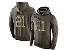 Glued Nike New York Giants #21 Landon Collins Olive Green Salute To Service Men's Pullover Hoodie,baseball caps,new era cap wholesale,wholesale hats