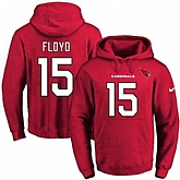 Printed Nike Arizona Cardinals #15 Michael Floyd Red Name & Number Men's Pullover Hoodie,baseball caps,new era cap wholesale,wholesale hats