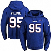 Printed Nike Buffalo Bills #95 Aaron Williams Blue Name & Number Men's Pullover Hoodie,baseball caps,new era cap wholesale,wholesale hats
