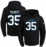 Printed Nike Carolina Panthers #35 Mike Tolbert Black Name & Number Men's Pullover Hoodie,baseball caps,new era cap wholesale,wholesale hats