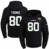 Printed Nike Jacksonville Jaguars #80 Julius Thomas Black Name & Number Men's Pullover Hoodie,baseball caps,new era cap wholesale,wholesale hats