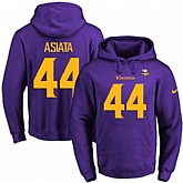 Printed Nike Minnesota Vikings #44 Matt Asiata Purple-Yellow Name & Number Men's Pullover Hoodie,baseball caps,new era cap wholesale,wholesale hats