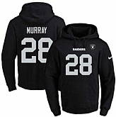 Printed Nike Oakland Raiders #28 Latavius Murray Black Name & Number Men's Pullover Hoodie,baseball caps,new era cap wholesale,wholesale hats