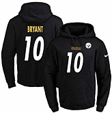 Printed Nike Pittsburgh Steelers #10 Martavis Bryant Black Name & Number Men's Pullover Hoodie,baseball caps,new era cap wholesale,wholesale hats