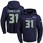 Printed Nike Seattle Seahawks #31 Kam Chancellor Navy Name & Number Men's Pullover Hoodie,baseball caps,new era cap wholesale,wholesale hats