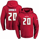 Printed Nike Tampa Bay Buccaneers #20 Ronde Barber Red Name & Number Men's Pullover Hoodie,baseball caps,new era cap wholesale,wholesale hats