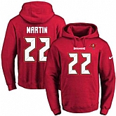 Printed Nike Tampa Bay Buccaneers #22 Doug Martin Red Name & Number Men's Pullover Hoodie,baseball caps,new era cap wholesale,wholesale hats