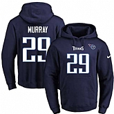 Printed Nike Tennessee Titans #29 DeMarco Murray Navy Name & Number Men's Pullover Hoodie,baseball caps,new era cap wholesale,wholesale hats