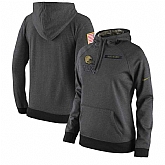 Women Nike Cleveland Browns Anthracite Salute to Service Pullover Hoodie,baseball caps,new era cap wholesale,wholesale hats