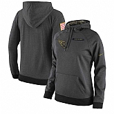 Women Nike Tennessee Titans Anthracite Salute to Service Pullover Hoodie