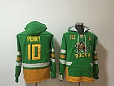 Anaheim Ducks #10 Corey Perry Green All Stitched Hooded Sweatshirt,baseball caps,new era cap wholesale,wholesale hats