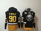 Buffalo Sabres #90 Ryan O'Reilly Black All Stitched Hooded Sweatshirt,baseball caps,new era cap wholesale,wholesale hats