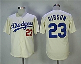 Los Angeles Dodgers #23 Kirk Gibson Cream Mitchell & Ness Stitched MLB Jerseys,baseball caps,new era cap wholesale,wholesale hats