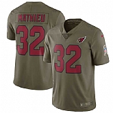 Nike Arizona Cardinals #32 Tyrann Mathieu Olive Salute To Service Limited Jersey,baseball caps,new era cap wholesale,wholesale hats