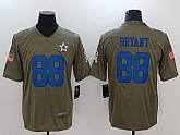 Nike Dallas Cowboys #88 Dez Bryant Olive Salute To Service Limited Jersey,baseball caps,new era cap wholesale,wholesale hats