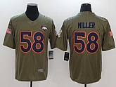 Nike Denver Broncos #58 Von Miller Olive Salute To Service Limited Jersey,baseball caps,new era cap wholesale,wholesale hats