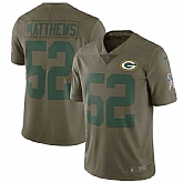 Nike Green Bay Packers #52 Clay Matthews Olive Salute To Service Limited Jersey,baseball caps,new era cap wholesale,wholesale hats