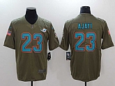 Nike Miami Dolphins #23 Jay Ajayi Olive Salute To Service Limited Jersey,baseball caps,new era cap wholesale,wholesale hats
