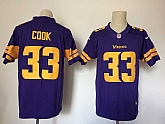 Nike Minnesota Vikings #33 Dalvin Cook Purple Color Rush Limited Jerseys,baseball caps,new era cap wholesale,wholesale hats