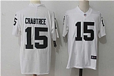 Nike Oakland Raiders #15 Michael Crabtree White Vapor Untouchable Player Limited Jerseys,baseball caps,new era cap wholesale,wholesale hats