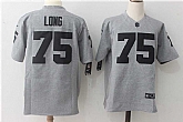 Nike Oakland Raiders #75 Howie Long Gray Gridiron Gray Limited Jersey,baseball caps,new era cap wholesale,wholesale hats