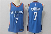 Nike Oklahoma City Thunder #7 Carmelo Anthony Blue Stitched NBA Jersey,baseball caps,new era cap wholesale,wholesale hats