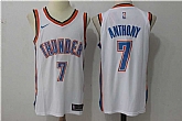 Nike Oklahoma City Thunder #7 Carmelo Anthony White Stitched NBA Jersey,baseball caps,new era cap wholesale,wholesale hats